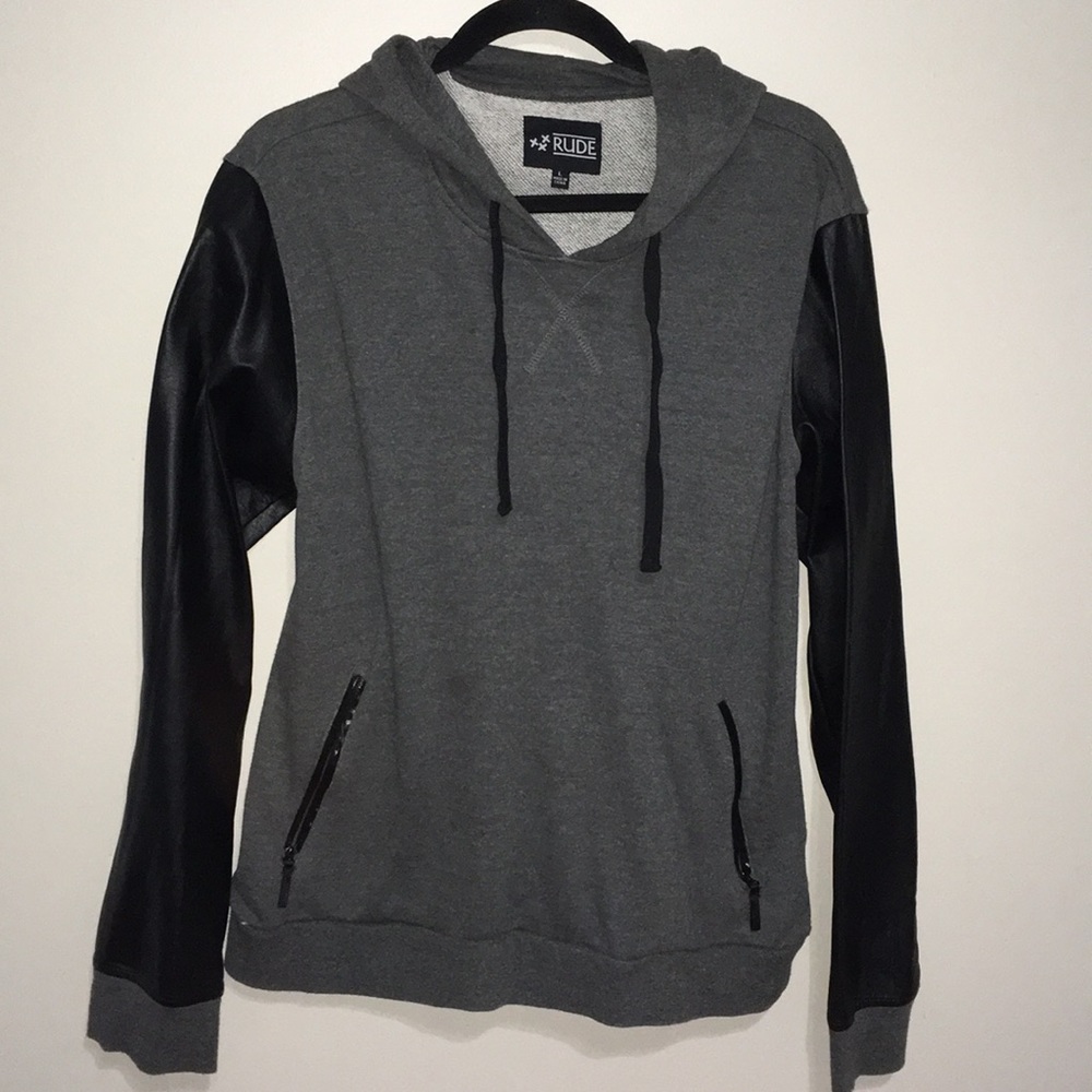 Long sleeve with hood xxxRude Size large